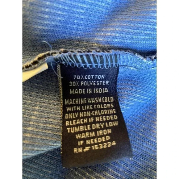 Rainforest Clothing Outdoor Chambray Shacket Thick Button Down Shirt Blue Medium - Picture 5 of 5